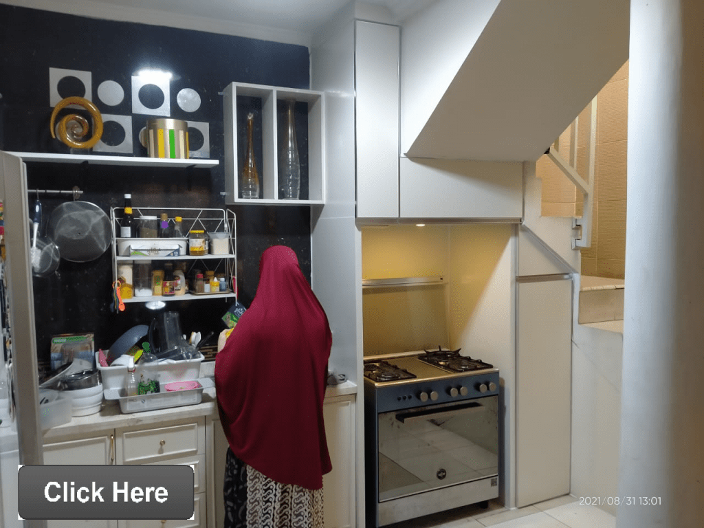 kitchen set aluminium minimalis sederhana